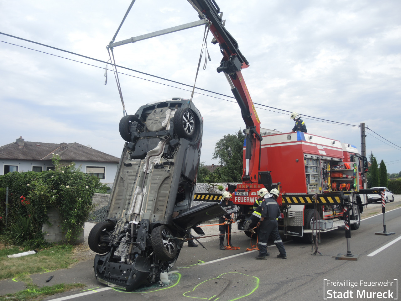 Verkehrsunfall mit 2 PKW - Freiwillige Feuerwehr der Stadt Mureck