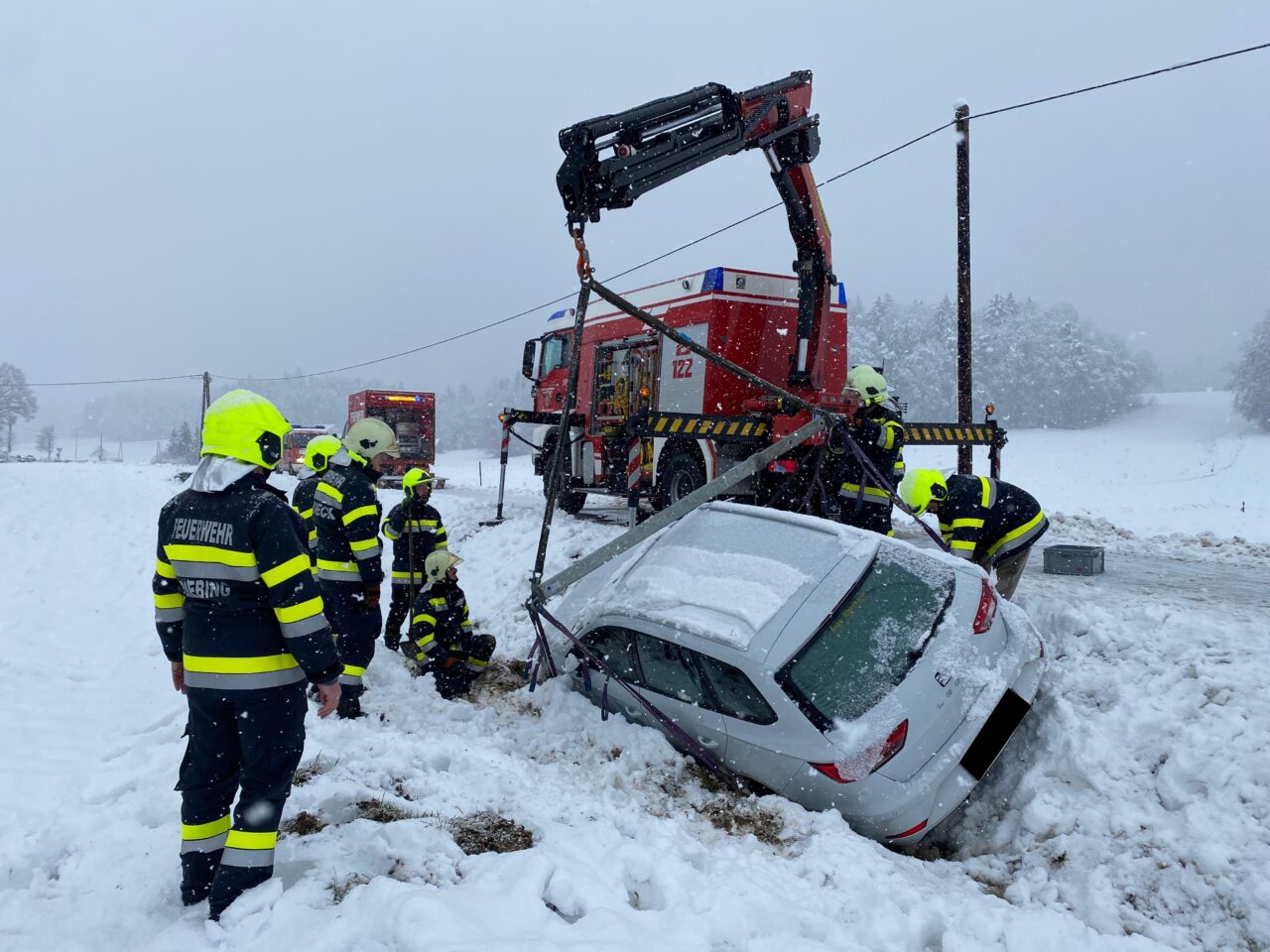 Featured image for “Fahrzeugbergungen n. Schneefall”